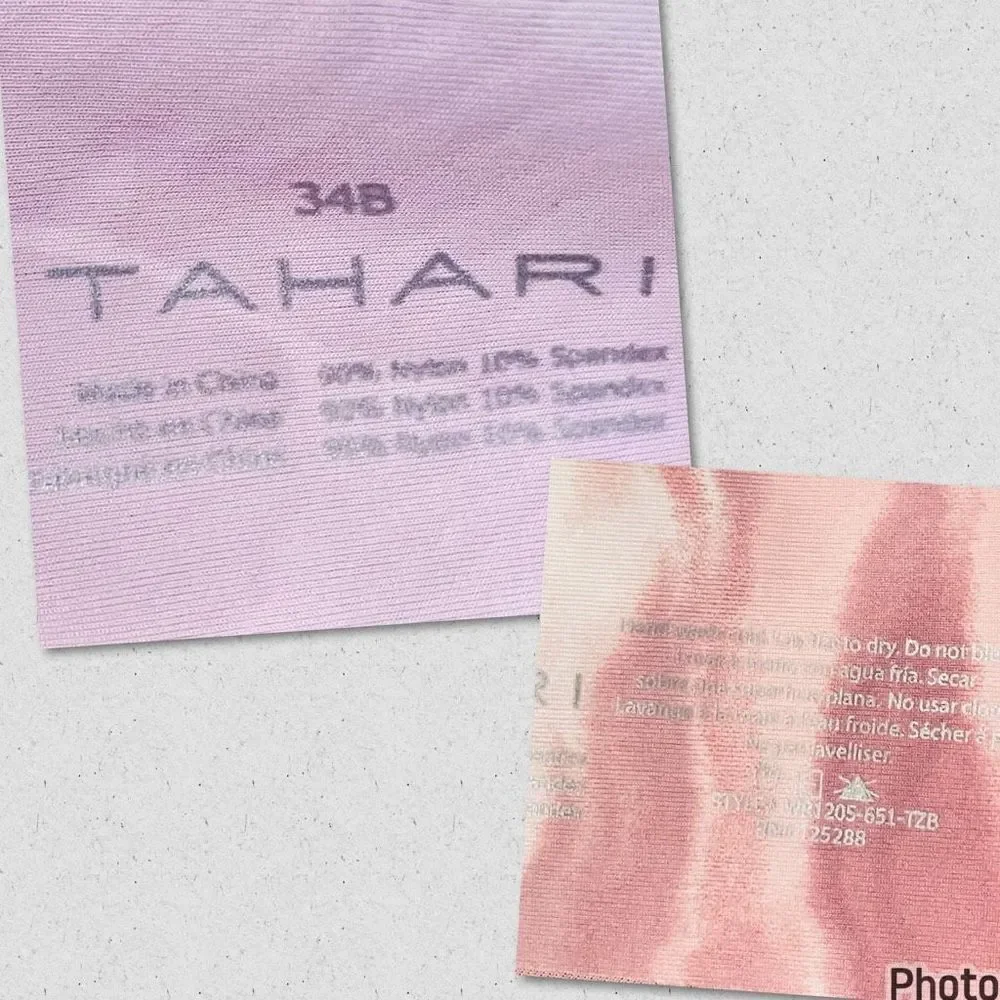 NWT Pack of 2 Tahari Gorgeous Wire Free Smooth Comfort Lilac Purple/Tie Dye Bras